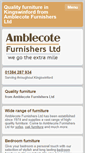 Mobile Screenshot of amblecotefurnishersltd.co.uk